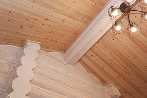 Баня мечты в Бобровом: комплексная отделка и покраска сруба