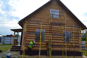 шлифовка сруба