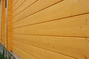 Покраска фасада и архитектурных элементов дома в КП "Ла-Манш"