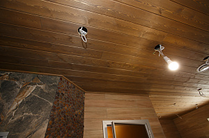 вагонка для отделки комнаты отдыха