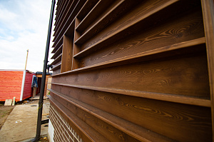 фасад из планкена