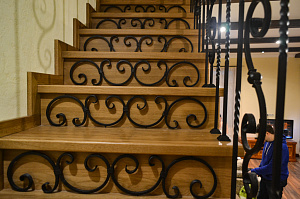 ковка для дубовой лестницы