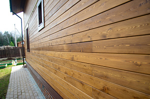 отделка деревянного дома планкеном