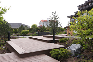 Терраса из ДПК NATUR СM Scandinavia на "Дубровке"