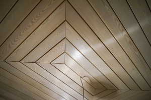 Потолок из планкена установка