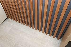 Проект зонирования мастерской в Ропшинский квартал 3: функциональные реечные системы из хвои от Лесобиржа-Спб