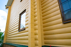 покраска дома на обьекте 5