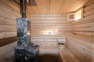 Баня мечты в Бобровом: комплексная отделка и покраска сруба