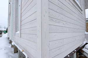 Современный каркасный дом с эксплуатируемой кровлей у Озера Врево