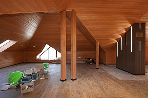 Премиум-отделка банного комплекса ангарской сосной в VUOKSA-Status