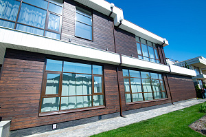 отделка деревом