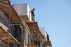 Фасад и баня в стиле 