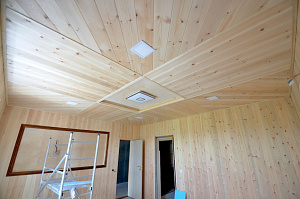монтаж кедровой вагонки