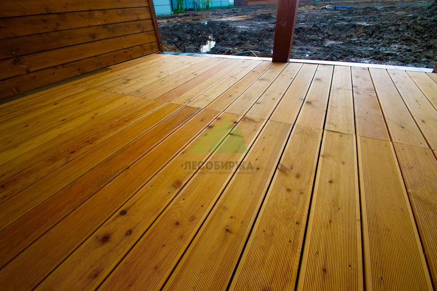 лиственничная террасная доска вельвет