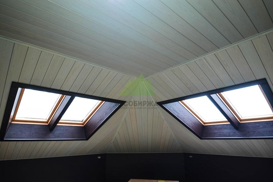 Вагонка в интерьере деревянного дома