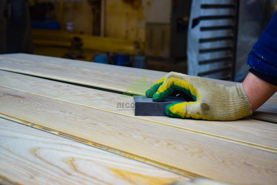 промежуточная шлифовка доски