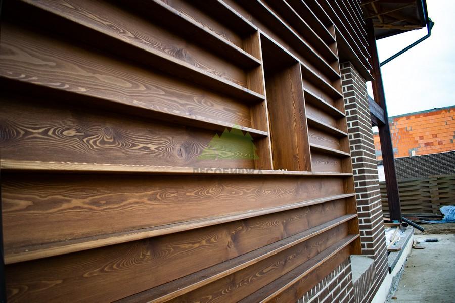 Монтаж планкена крашенного