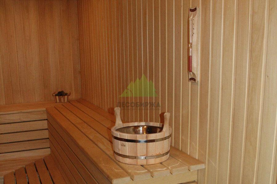 Евровагонка из липы в парилке