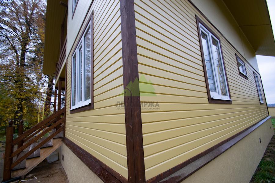 крашеная имитация бруса