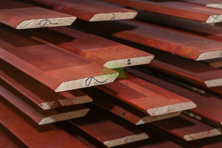 Крашеный планкен из лиственницы Крашеный планкен из лиственницы