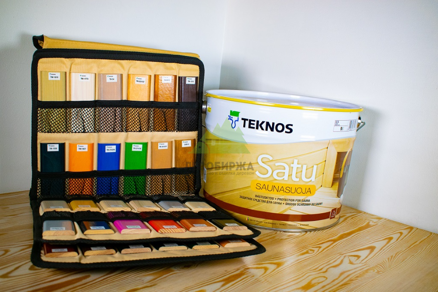 Teknos SATU SAUNASUOJA лазурь для дерева