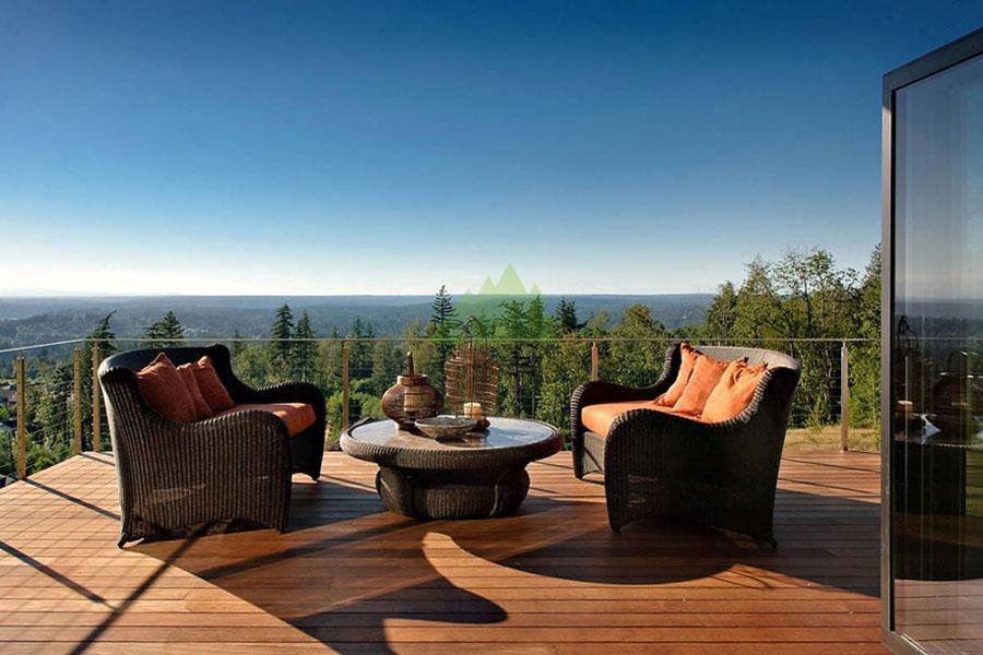 Лиственничная палубная доска сорт АВ для террасы