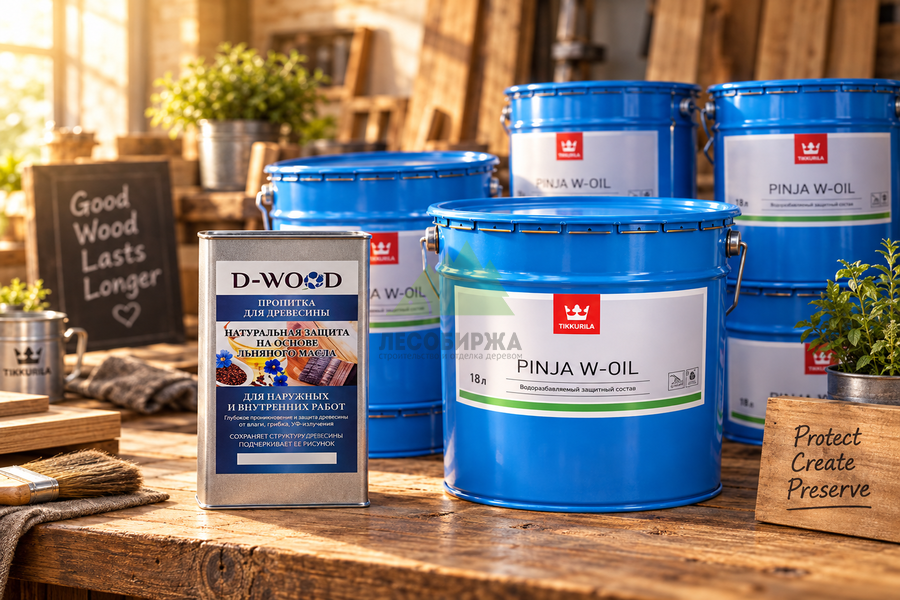 D-WOOD и Tikkurila D-WOOD и Tikkurila