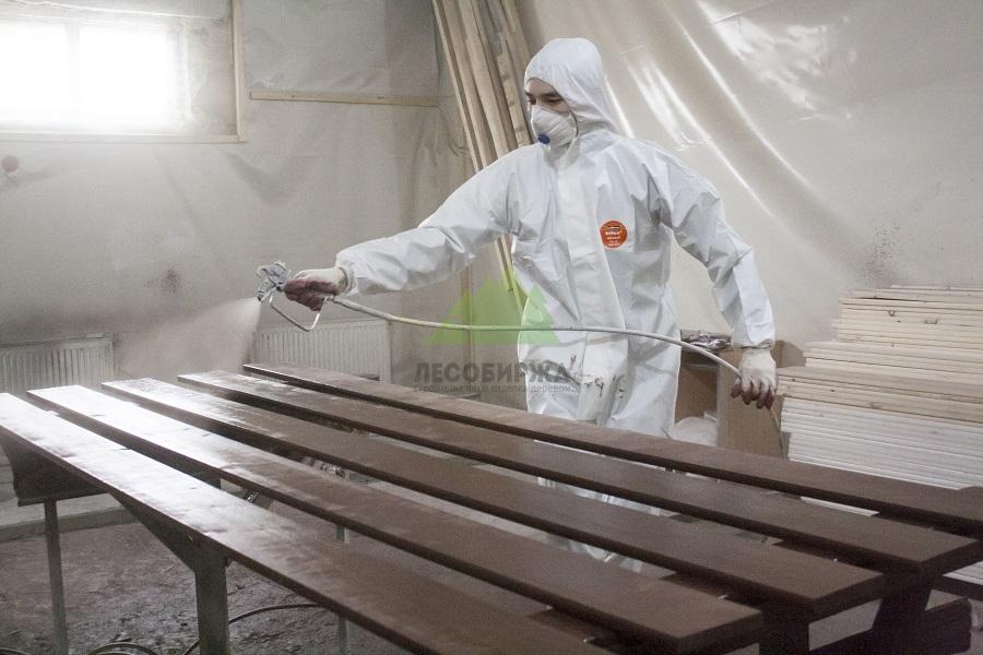 Окрашивание безвоздушным распылением