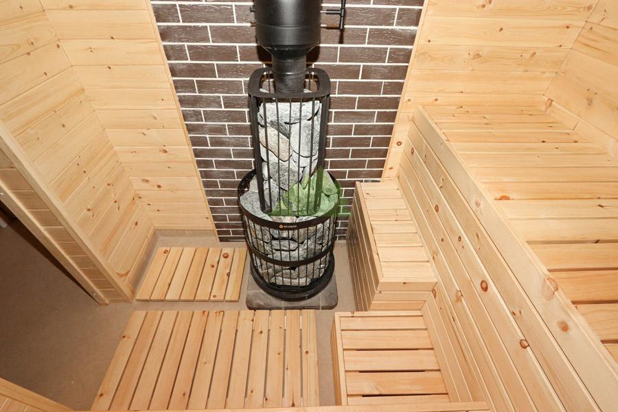 Парная из кедровой вагонки