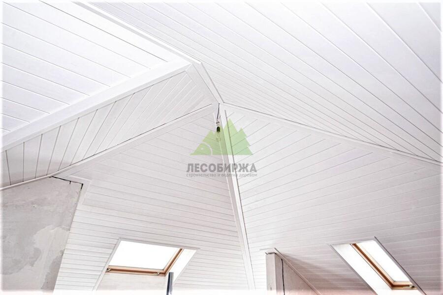 белая вагонка для потолка