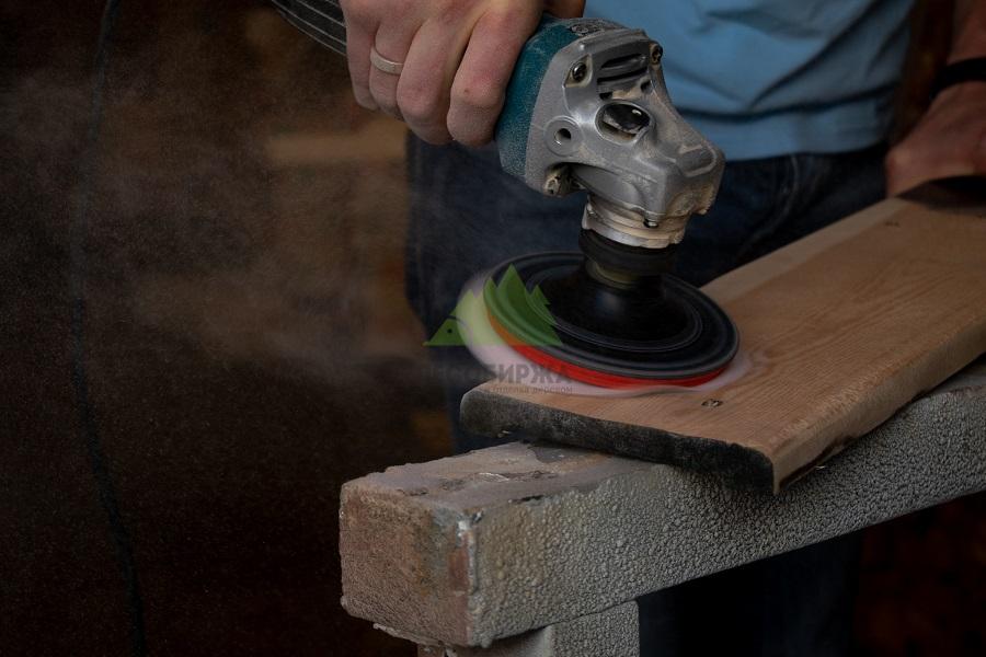 Болгарка для удаления старой краски