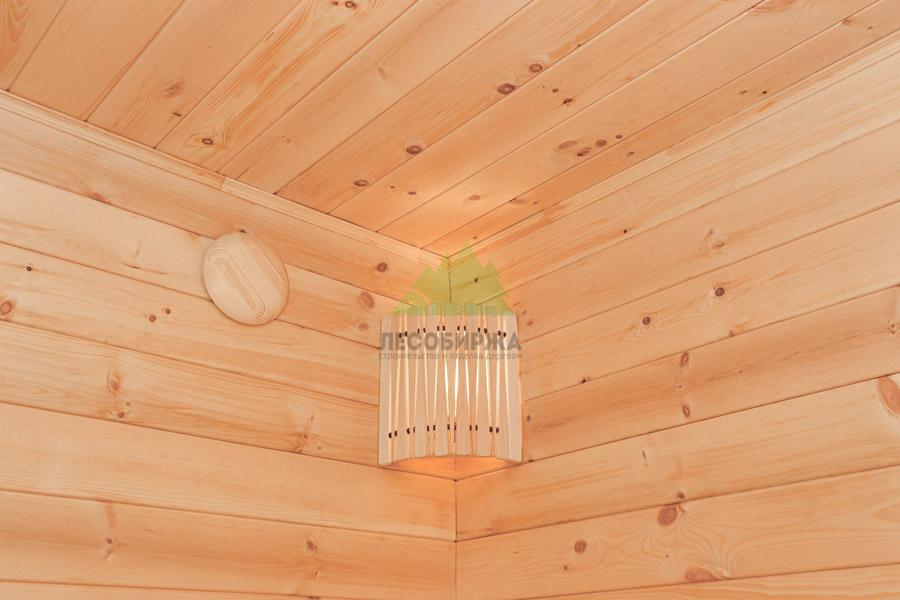 Парная из кедровой вагонки в сорте АВС