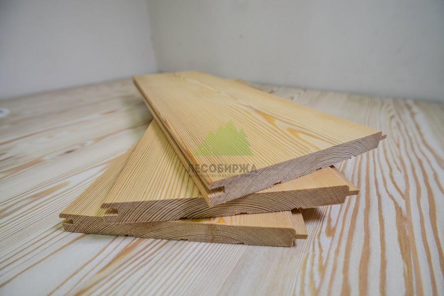 Вагонка из лиственницы образцы в нашем офисе
