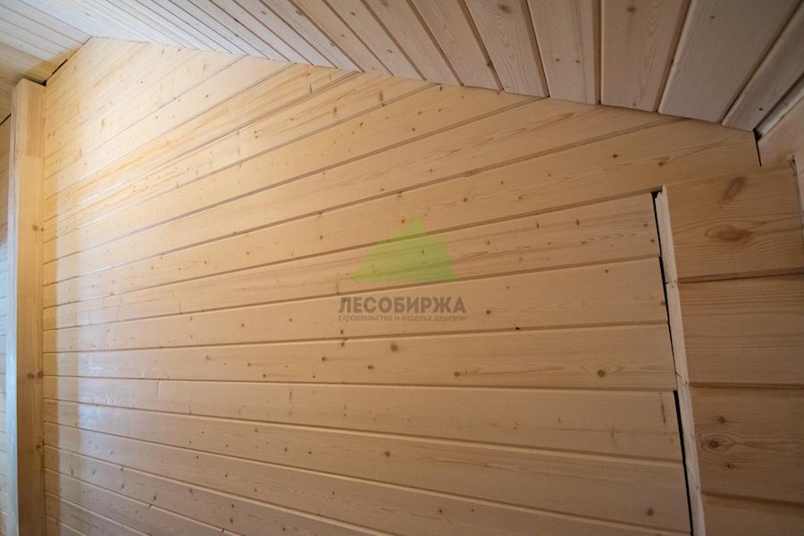 Внутренняя отделка имитацией бруса