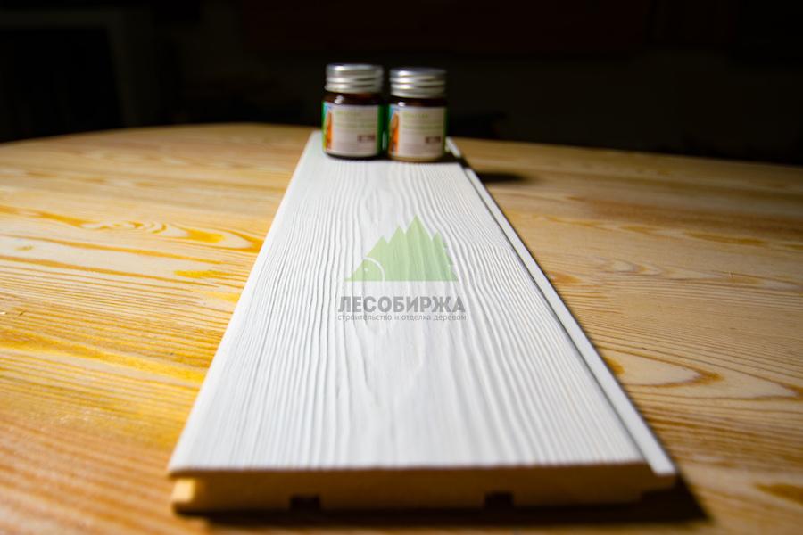 Брашировка лиственницы под укрывной краской — Санкт-Петербург
