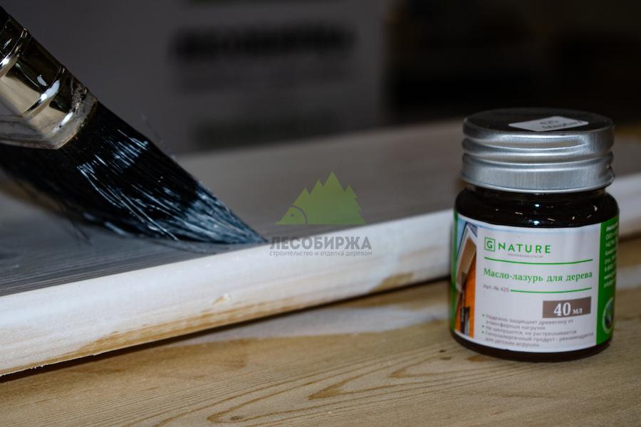 масло для окрашивание дерева внутри дома