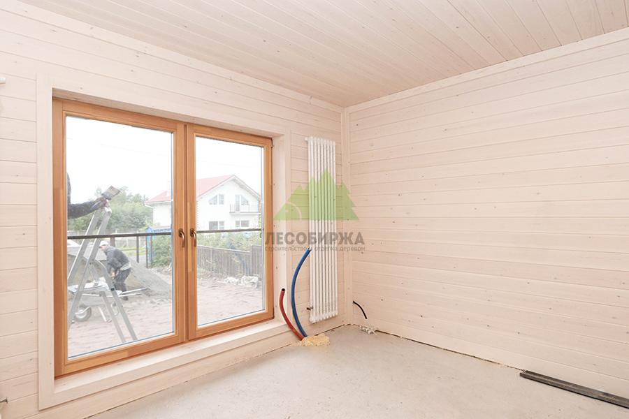 Отделка комнаты вагонкой в сорте АВ