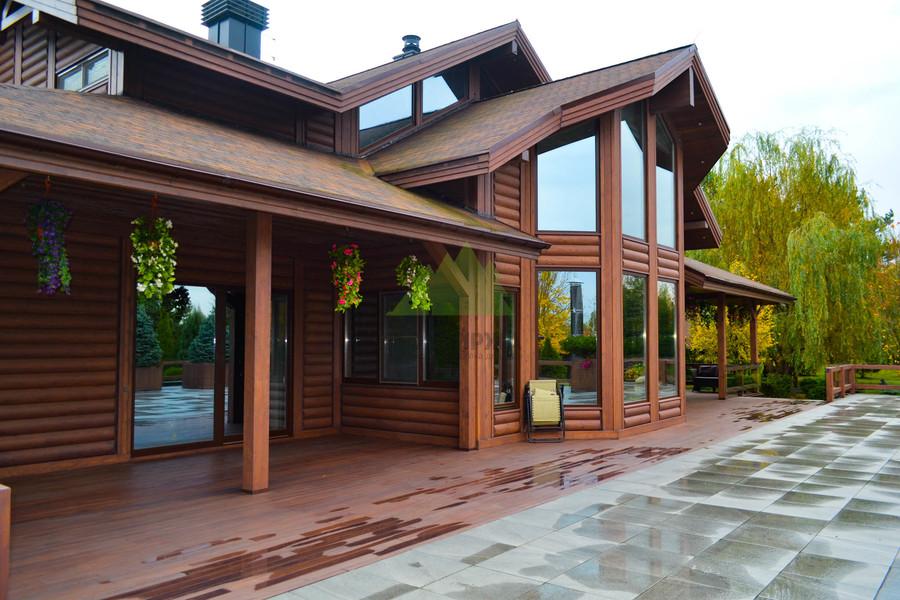 обновленный фасад дома после покраски обновленный фасад дома после покраски