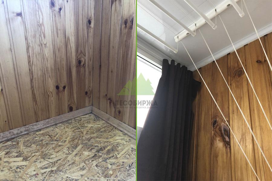 Балкон обшитый вагонкой самостоятельно