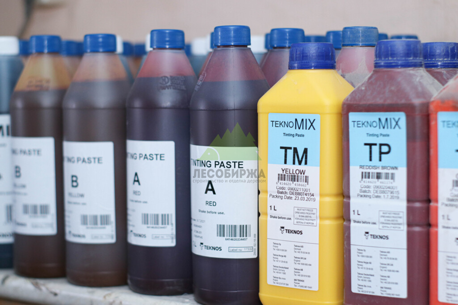 Пасты для колеровки краски