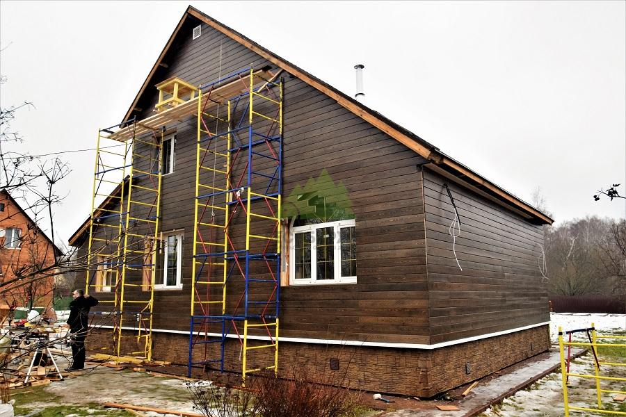 Монтаж планкена на фасад Монтаж планкена на фасад