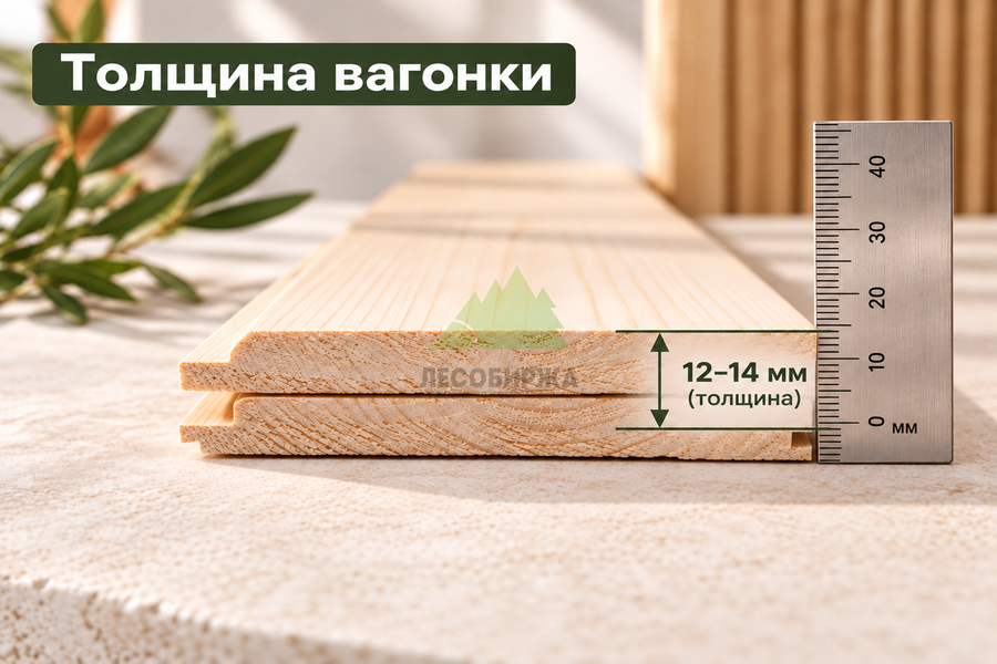 Толщина вагонки Толщина вагонки