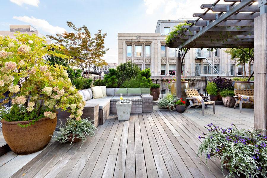 Пол для террасы из палубной доски