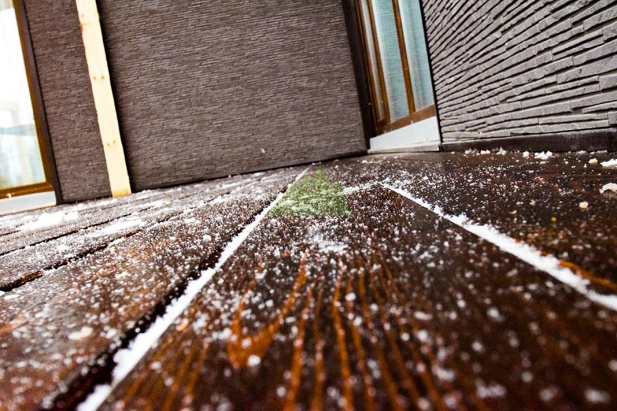 Окрашенная терраса