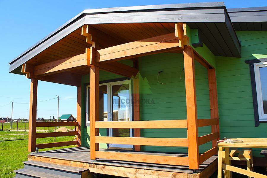 Teknos Nordica Eko на фасаде частного дома Teknos Nordica Eko на фасаде частного дома