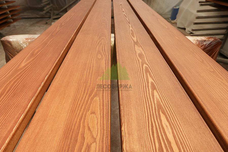 Крашеная террасная доска