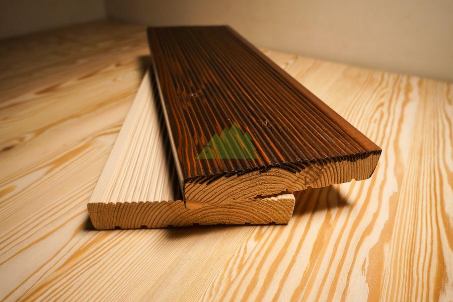 Крашеная терраса доска вельвет