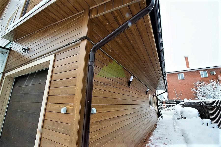 Покраска дома маслом Реннер