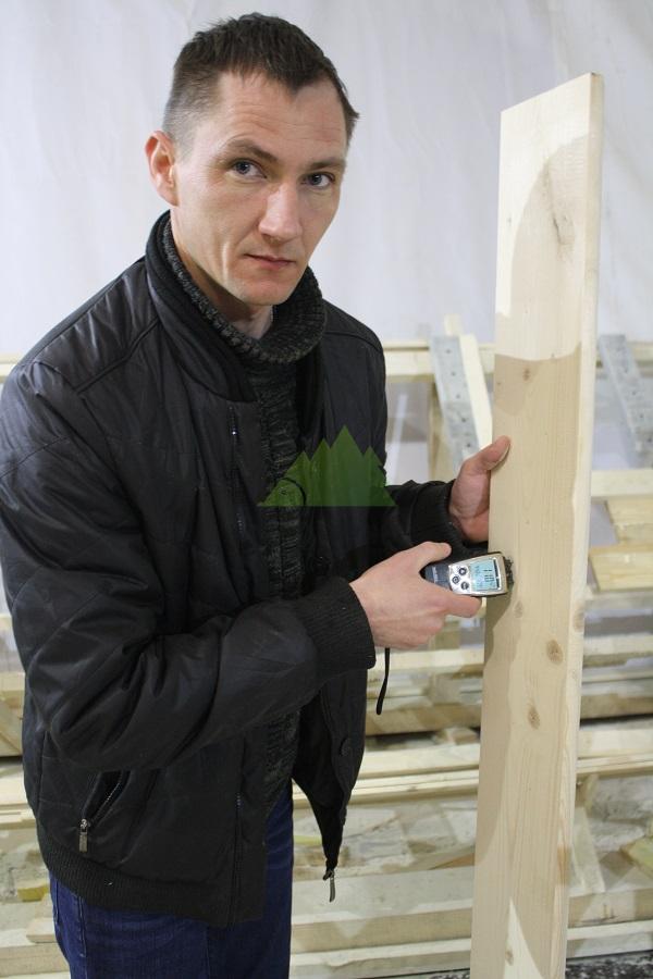 Измерение влажности древесины