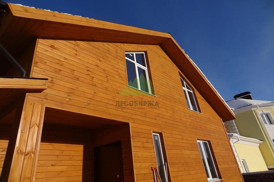 Монтаж вагонки на фасад 